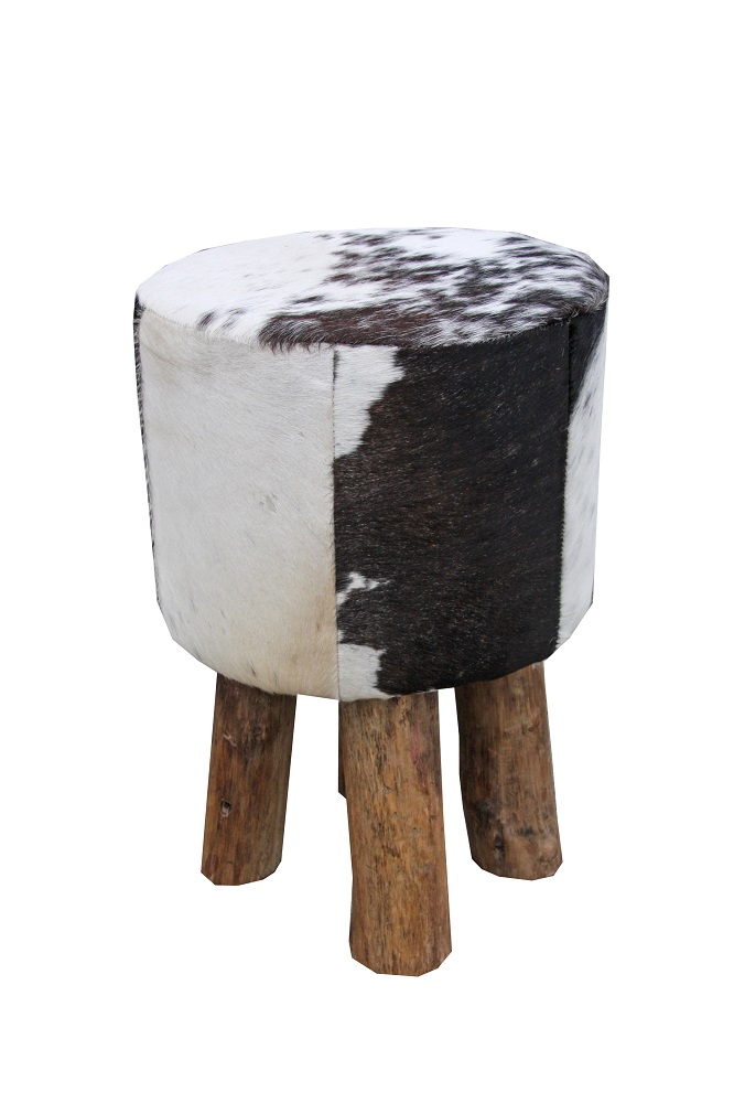 Rodeo Stool - Black & White